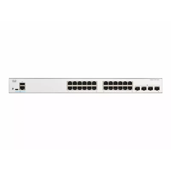 Cisco Catalyst C1200-24T-4G 24x GbE LAN 4x SFP port L2 menedzselhető switch