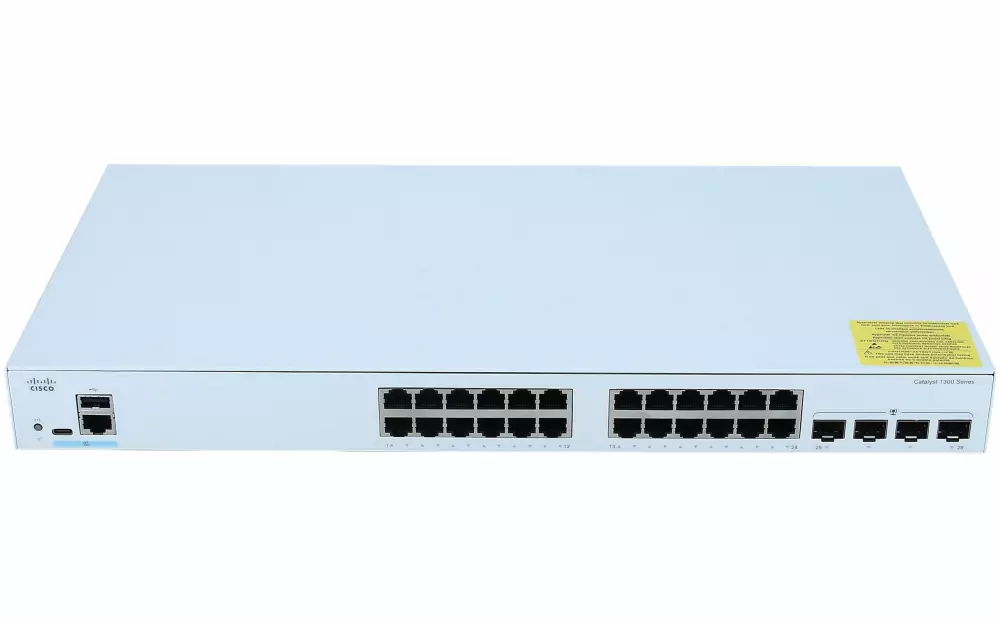 Cisco Catalyst C1300-24T-4G 24x GbE LAN 4xSFP port L3 menedzselhető switch