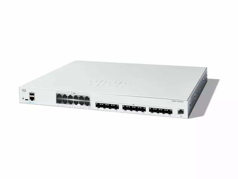 Cisco Catalyst C1300-24XT 20x10G LAN 4x10G SFP+/10G RJ45 Combo 1xGbE menedzsment port L3 menedzselhető switch