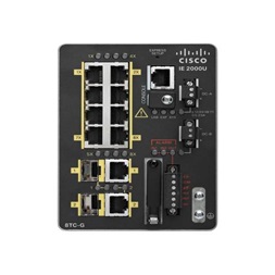 Cisco IE-2000-8TC-G-B 8xFE LAN 2xGbE SFP port LAN Base DIN sínre szerelhető ipari switch