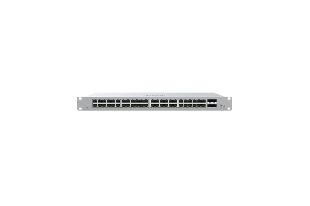 Cisco Meraki MS120-48LP-HW 48x GbE PoE+ LAN 4x SFP port L2 menedzselhető PoE+ switch