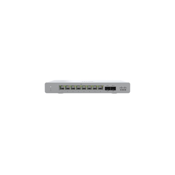 Cisco Meraki MS120-8LP-HW 8x GbE PoE+ LAN 2x SFP port L2 menedzselhető PoE+ switch