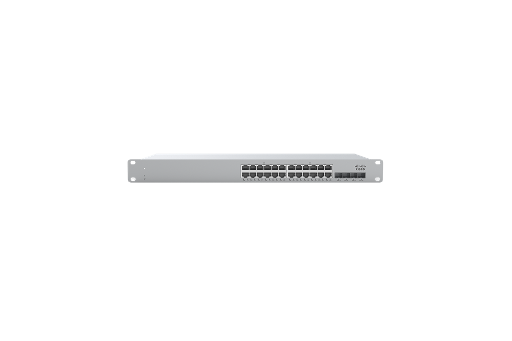 Cisco Meraki MS210-24-HW 24x GbE LAN 4x SFP port L2 menedzselhető switch