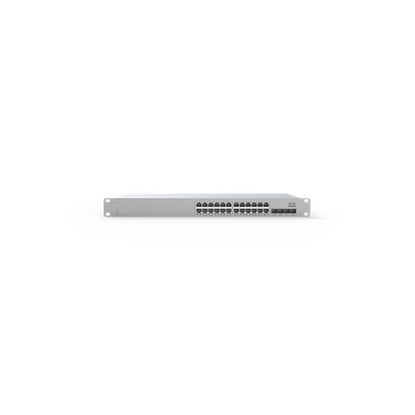 Cisco Meraki MS225-24P-HW 24x GbE PoE+ LAN 4x SFP+ port L2 menedzselhető PoE+ switch