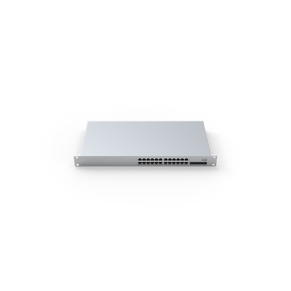 Cisco Meraki MS225-24P-HW 24x GbE PoE+ LAN 4x SFP+ port L2 menedzselhető PoE+ switch