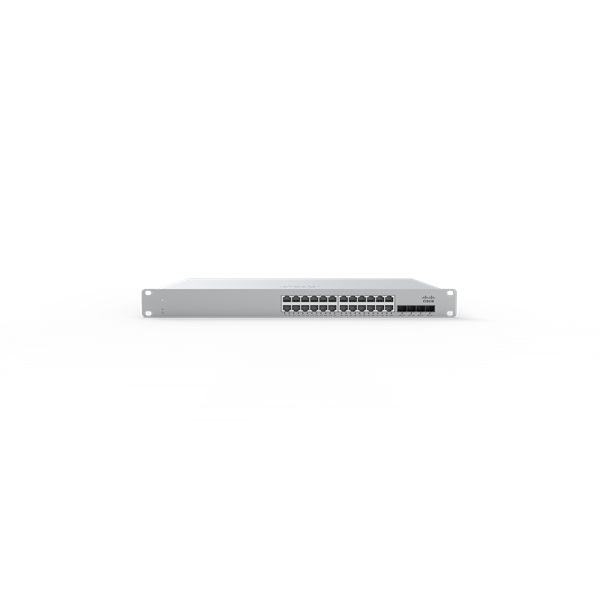Cisco Meraki MS250-24P-HW 24x GbE PoE+ LAN 4x SFP+ port L3 menedzselhető PoE+ switch