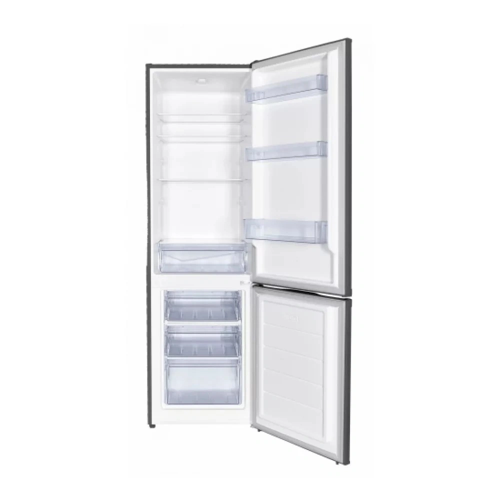 Comfee RCB169DS2(E) inox, alulfagyasztós, Hűtő:115L, Fagyasztó:59L, hűtőszekrény