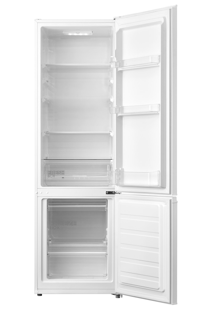 Comfee RCB359WH2 fehér, alulfagyasztós, Hűtő:197L, Fagyasztó:65L, hűtőszekrény