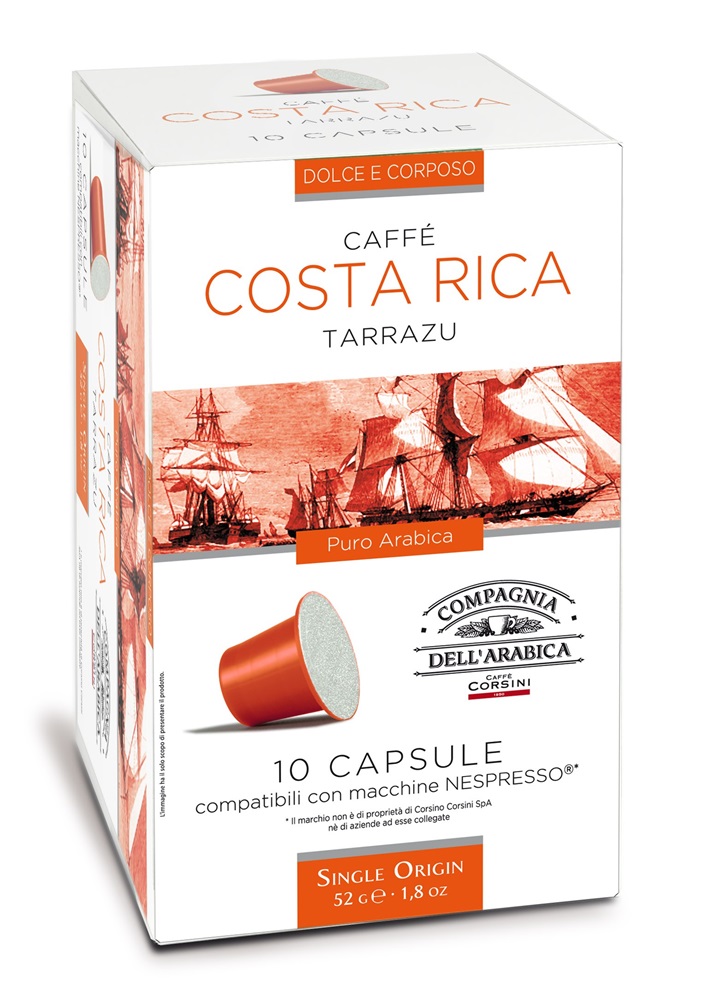 Compagnia Dell` Arabica DCA039 Costa Rica Single Origin Nespresso kompatibilis 10 db kávékapszula