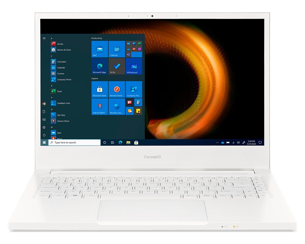ConceptD CN314-73P-781N 14"FHD/Intel Core i7-11800H/16GB/1TB/Quadro T1200 4GB/Win11 Pro/fehér laptop