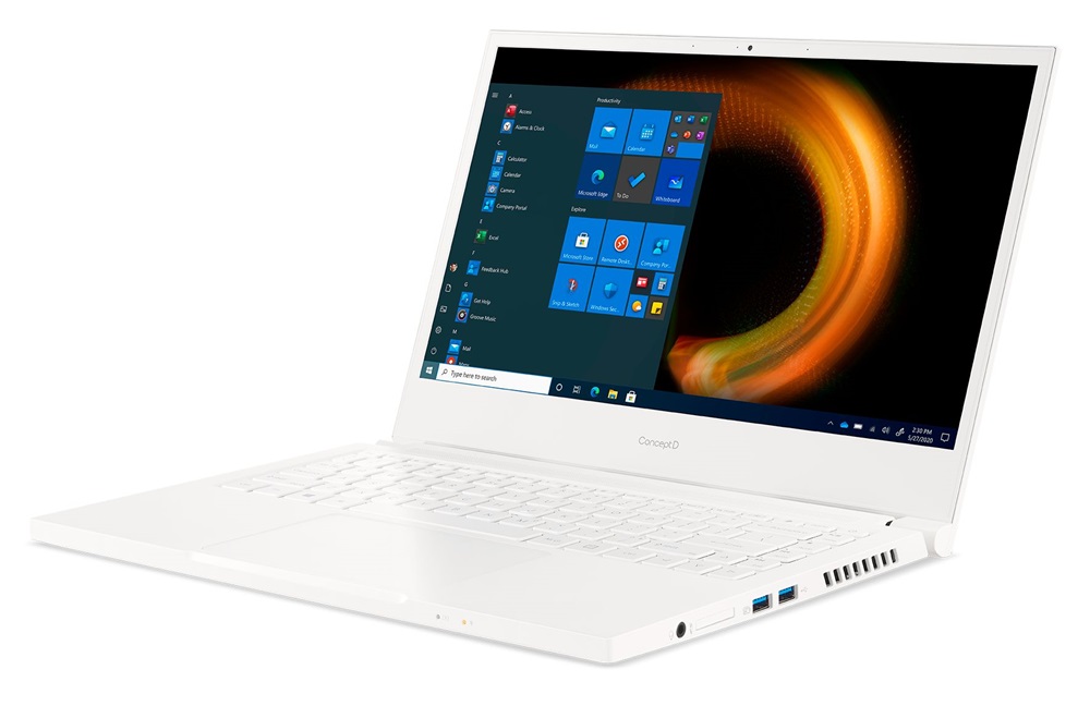 ConceptD CN314-73P-781N 14"FHD/Intel Core i7-11800H/16GB/1TB/Quadro T1200 4GB/Win11 Pro/fehér laptop