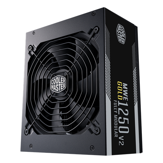 Cooler Master 1250W 80+ Gold ventillátorral moduláris tápegység