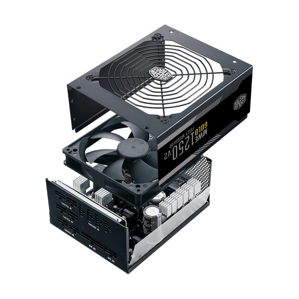 Cooler Master 1250W 80+ Gold ventillátorral moduláris tápegység