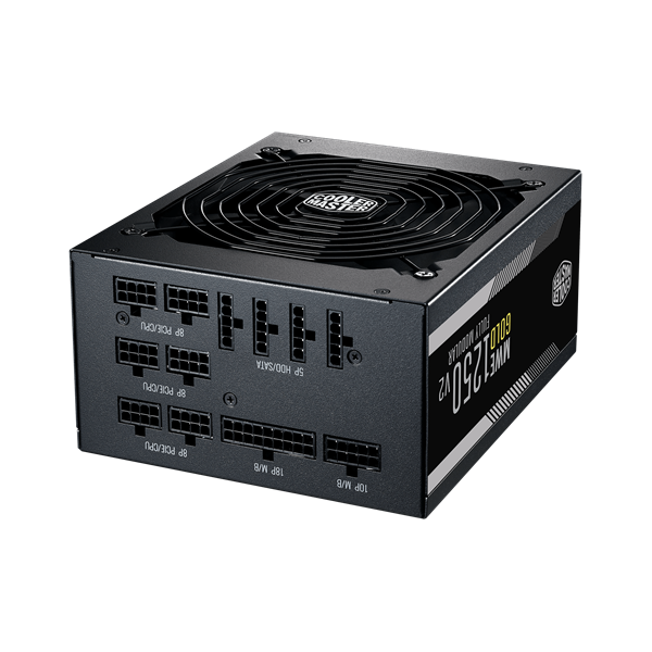 Cooler Master 1250W 80+ Gold ventillátorral moduláris tápegység