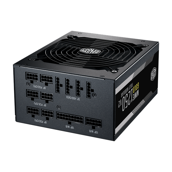 Cooler Master 1250W 80+ Gold ventillátorral moduláris tápegység