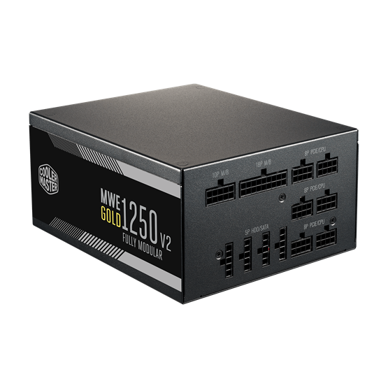 Cooler Master 1250W 80+ Gold ventillátorral moduláris tápegység
