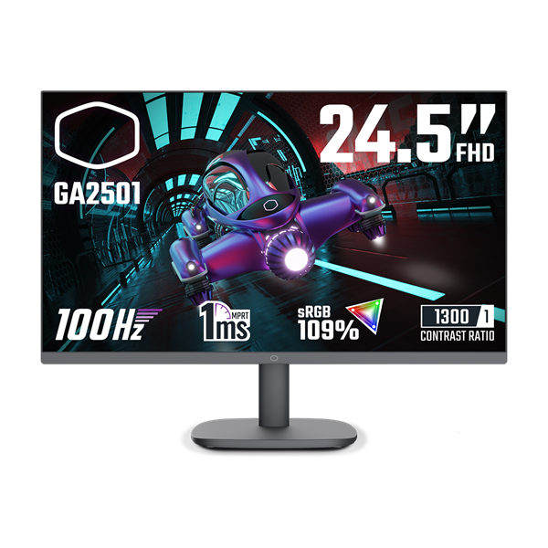 Cooler Master 24,5" GA2501 FHD 100Hz HDMI/VGA gamer monitor
