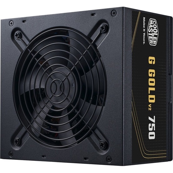 Cooler Master 750W 80+ Gold ventillátorral tápegység