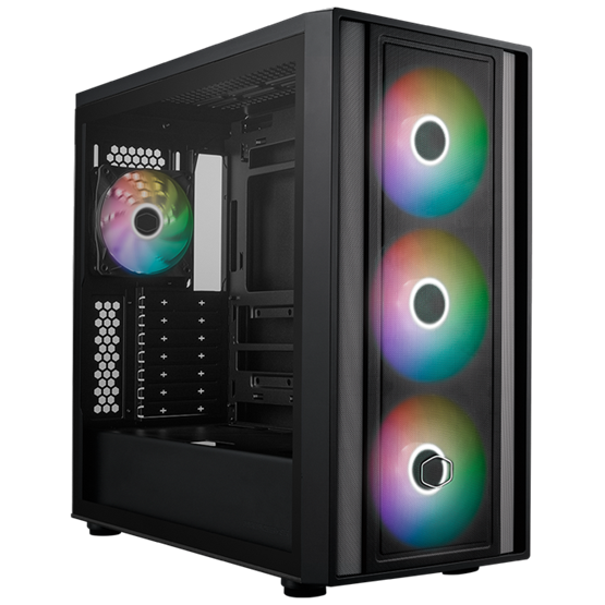 Cooler Master CD600 750W ablakos mATX ház