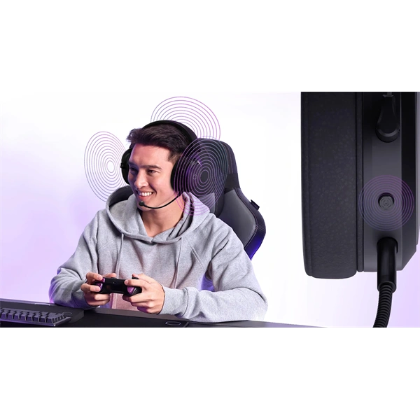 Cooler Master CH-351 fekete vezeték nélküli gamer headset