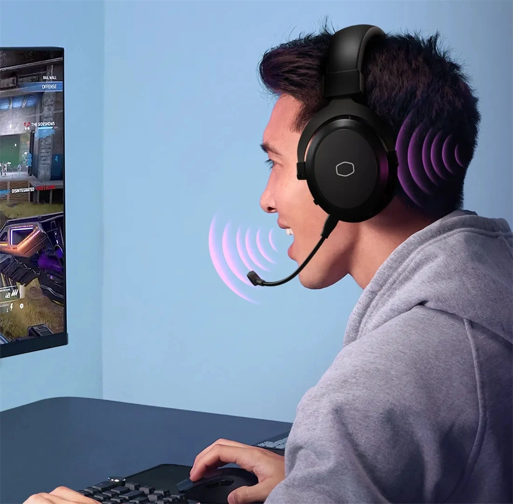 Cooler Master CH-351 fekete vezeték nélküli gamer headset