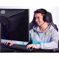 Cooler Master CH-351 fekete vezeték nélküli gamer headset