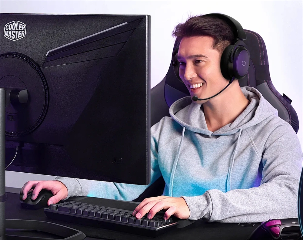 Cooler Master CH-351 fekete vezeték nélküli gamer headset