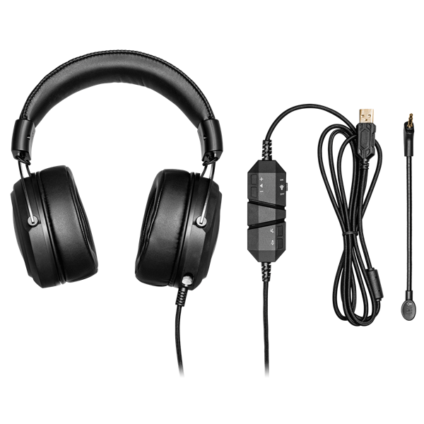 Cooler Master CH-331 7.1 USB fekete gamer headset