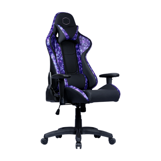 Cooler Master Caliber R1S CAMO fekete-lila gamer szék