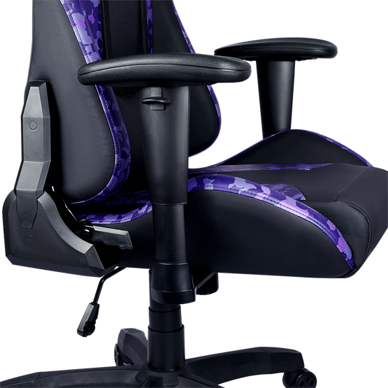 Cooler Master Caliber R1S CAMO fekete-lila gamer szék