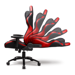 Cooler Master Caliber R2 piros-fekete gamer szék