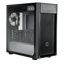 Cooler Master Elite 300 Steel táp nélküli ablakos MT Mini Tower számítógépház fekete