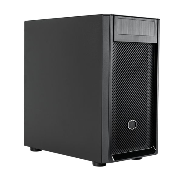 Cooler Master Elite 300 Steel táp nélküli ablakos MT Mini Tower számítógépház fekete