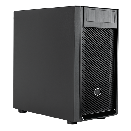 Cooler Master Elite 300 Steel táp nélküli ablakos MT Mini Tower számítógépház fekete