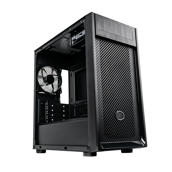 Cooler Master Elite 300 Steel táp nélküli ablakos MT Mini Tower számítógépház fekete