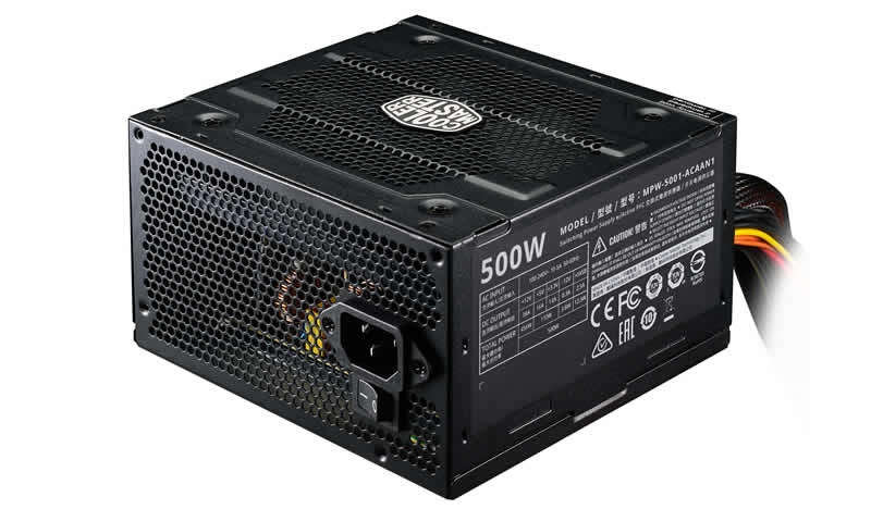 Cooler Master Elite V3 500W 12 cm ventilátorral dobozos tápegység