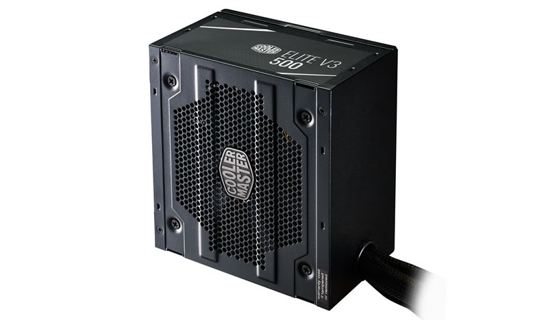 Cooler Master Elite V3 500W 12 cm ventilátorral dobozos tápegység