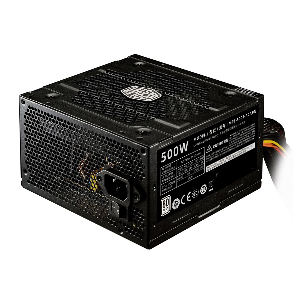 Cooler Master Elite V4 500W 80+ 12cm ventillátorral dobozos tápegység