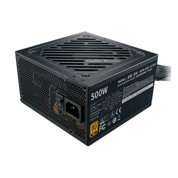 Cooler Master G500 Gold ATX desktop tápegység 500W 80+ Gold BOX