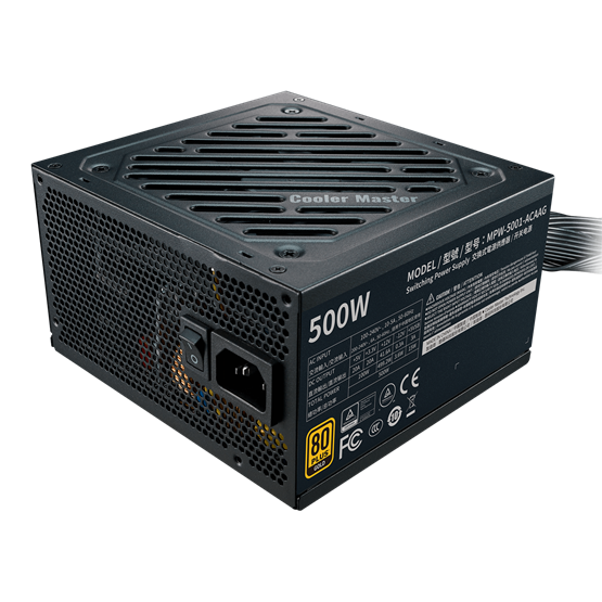 Cooler Master G500 Gold ATX desktop tápegység 500W 80+ Gold BOX