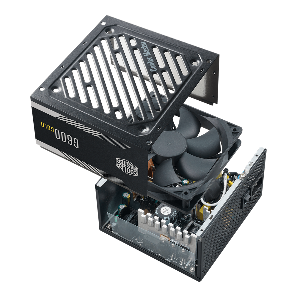Cooler Master G600 600W 80+ Gold 12cm ventillátorral tápegység