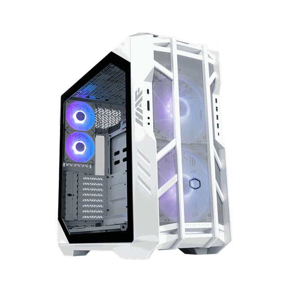 Cooler Master HAF 700 fehér (táp nélküli) ablakos ARGB mATX