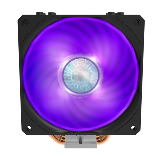 Cooler Master Hyper 212 RGB 120x80x158mm 650-1800RPM (Intel, AMD) processzor hűtő