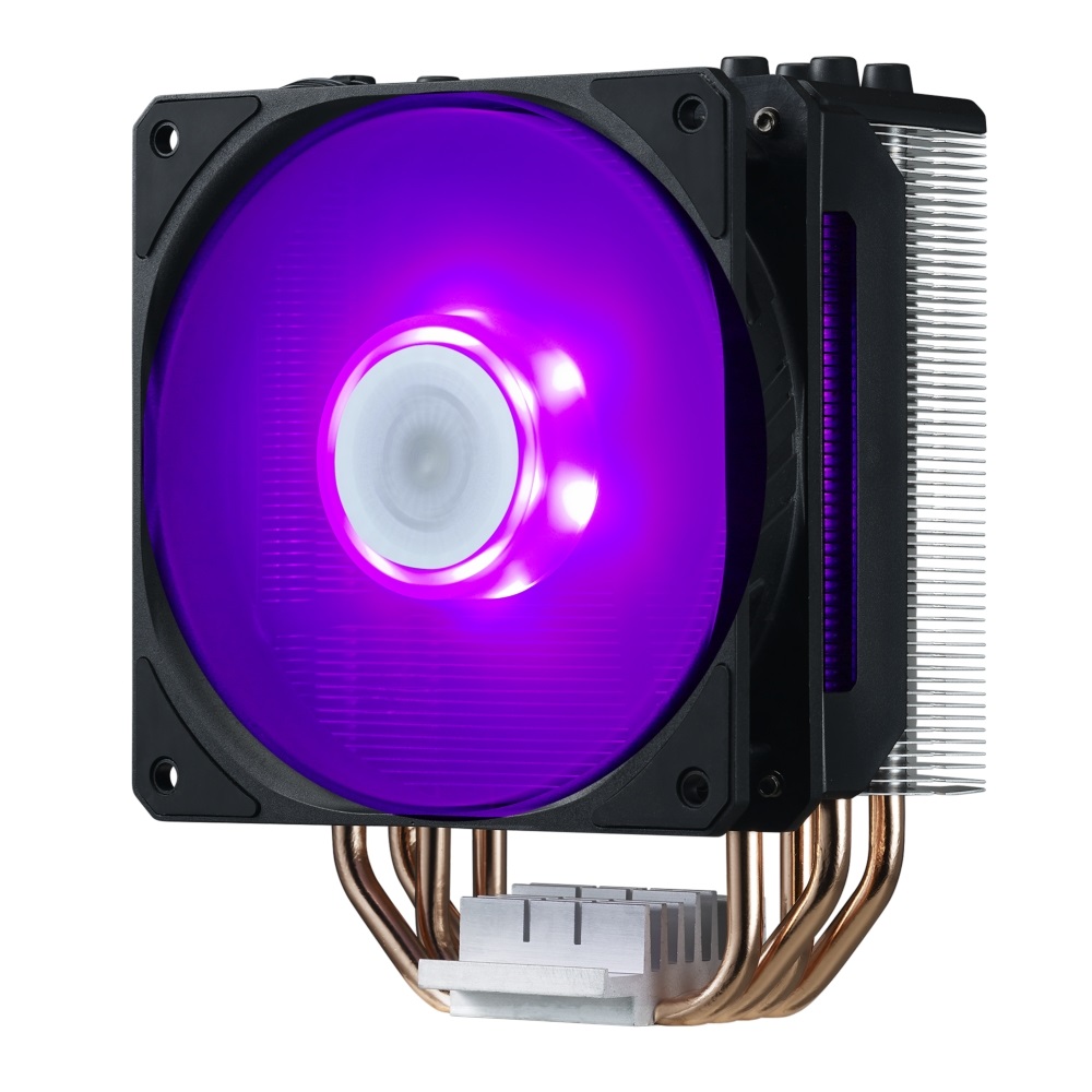 Cooler Master Hyper 212 RGB 120x80x158mm 650-1800RPM (Intel, AMD) processzor hűtő
