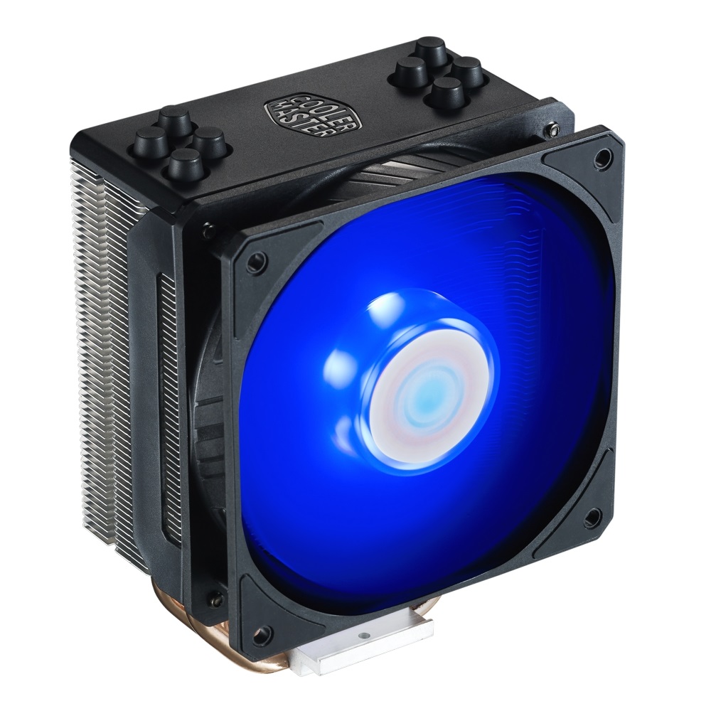 Cooler Master Hyper 212 RGB 120x80x158mm 650-1800RPM (Intel, AMD) processzor hűtő