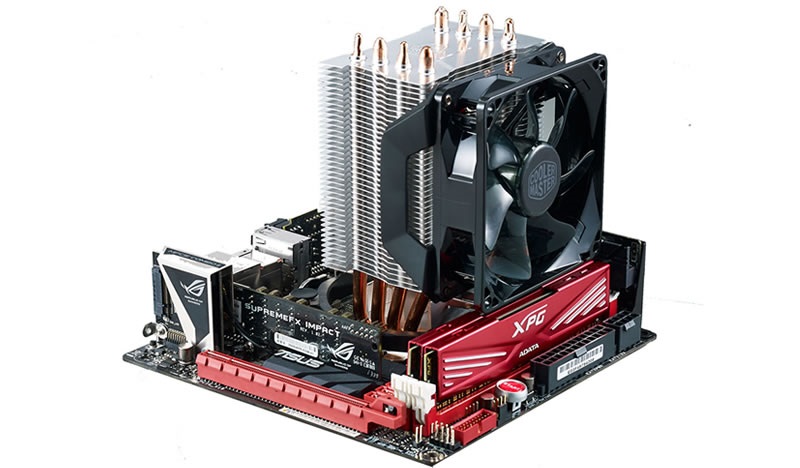Cooler Master Hyper H411R 102x83,4x136mm 600-2000RPM (Intel, AMD) processzor hűtő