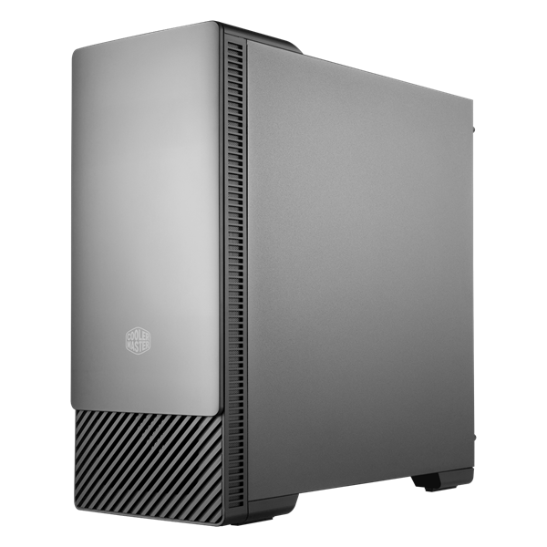 Cooler Master MASTERBOX E500 fekete (táp nélküli) edzett üveg midi ATX ház