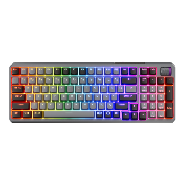Cooler Master MK-770-GKKR1-US MK-770 US (Red Switch) fekete vezeték nélküli billentyűzet