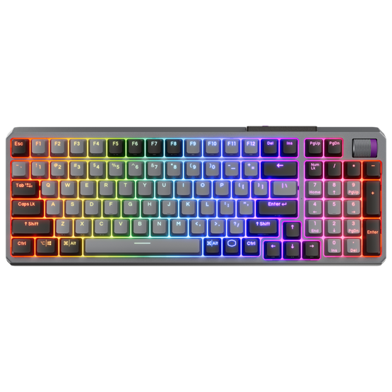 Cooler Master MK-770-GKKR1-US MK-770 US (Red Switch) fekete vezeték nélküli billentyűzet