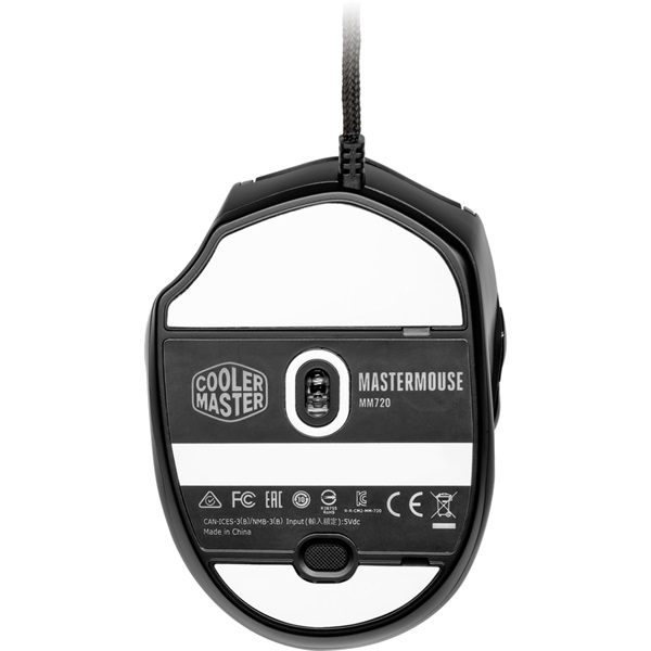 Cooler Master MM720 Matte 16000DPI RGB fekete gamer egér